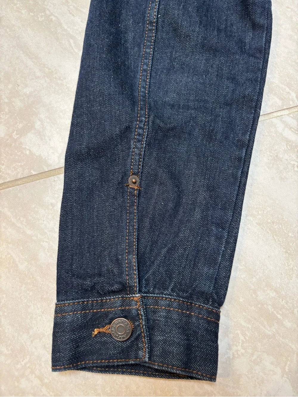 Banana Republic Men’s XL Dark Wash Denim Trucker Jacket